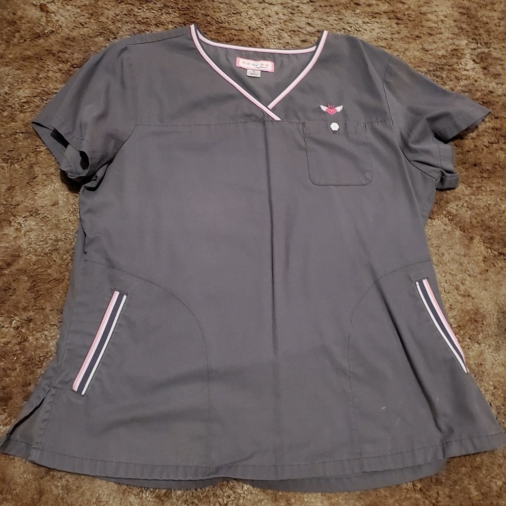 Koi scrub top
